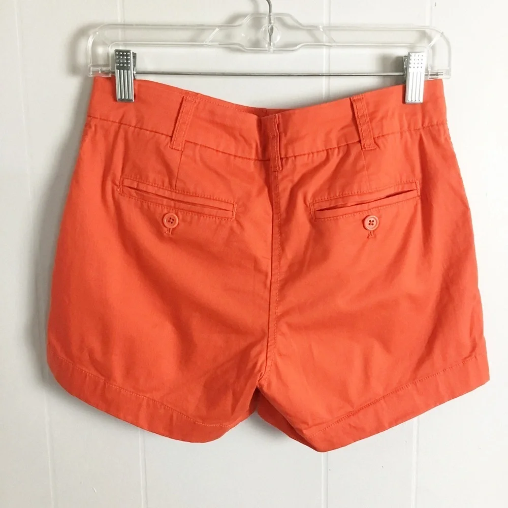 J Crew Chino Shorts Size 0 5 Pockets Summer